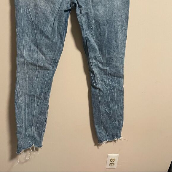 Blank NYC The Lafayette Jeans High Rise Wide Flare Straight Distressed- Size 27 - Picture 6 of 8
